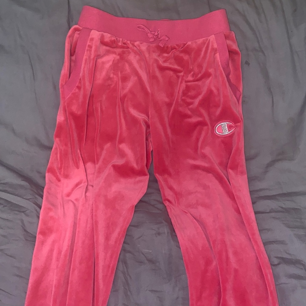 Hot pink champion joggers brand new